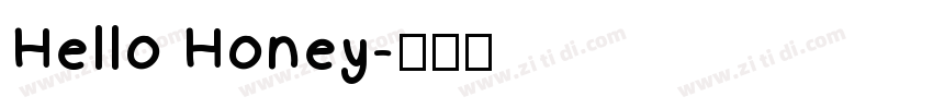 Hello Honey字体转换